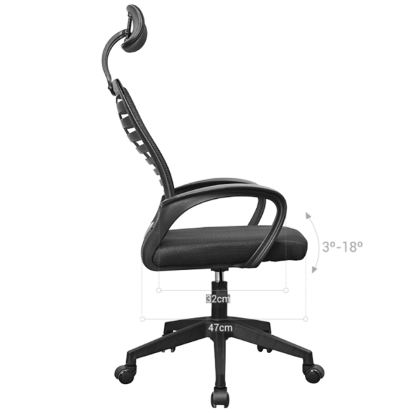 MGC ERGO B - Chaise ergonomique avec maille respirante – Image 6