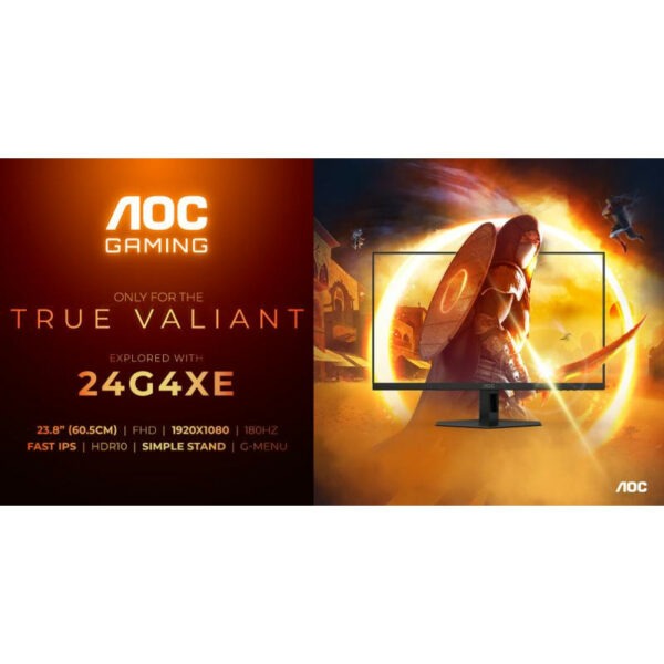 AOC 24G4X Écran PC 23.8" Full HD 180Hz Noir – Image 13