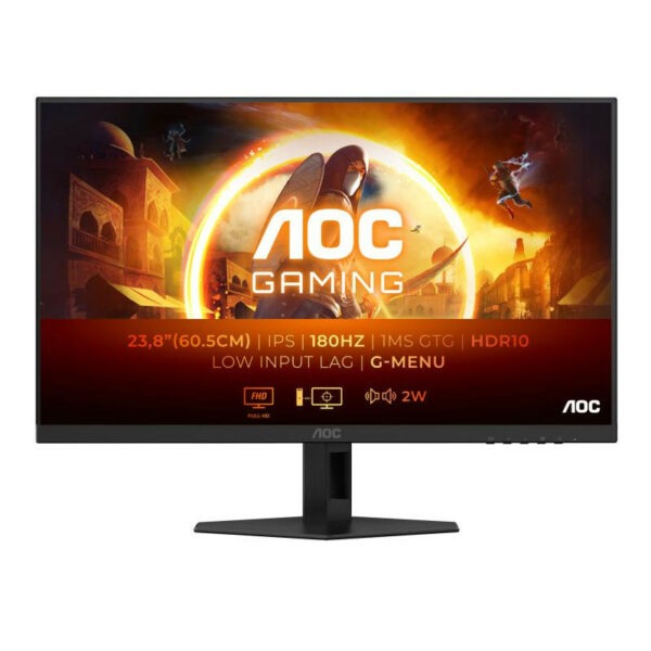 AOC 24G4X Écran PC 23.8" Full HD 180Hz Noir
