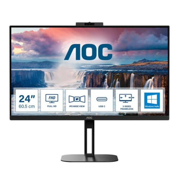 AOC V5 24V5CW/BK écran plat Full HD LED Noir
