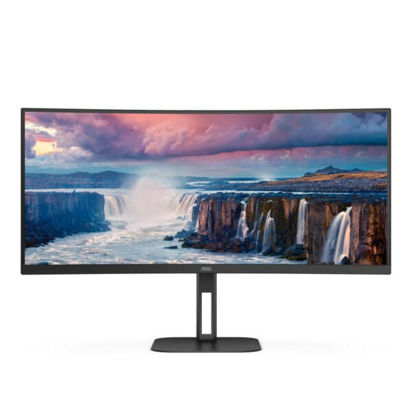 AOC V5 CU34V5C/BK Écran LED 34" 3440x1440 Noir – Image 4