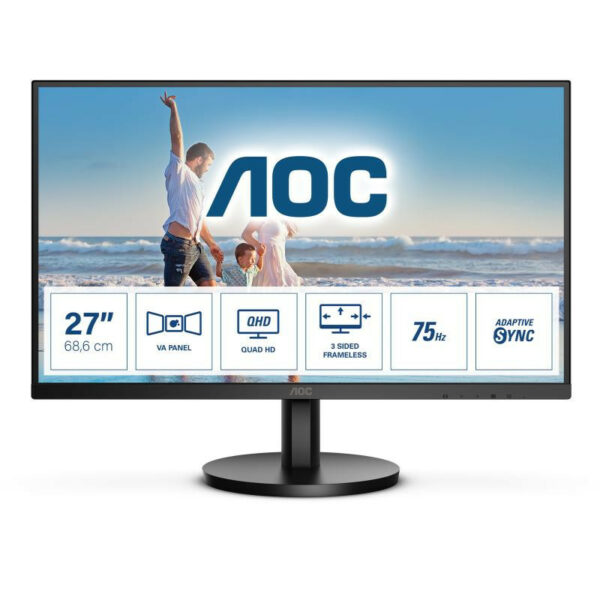 AOC Q27B3MA LED Display 27" Quad HD Noir