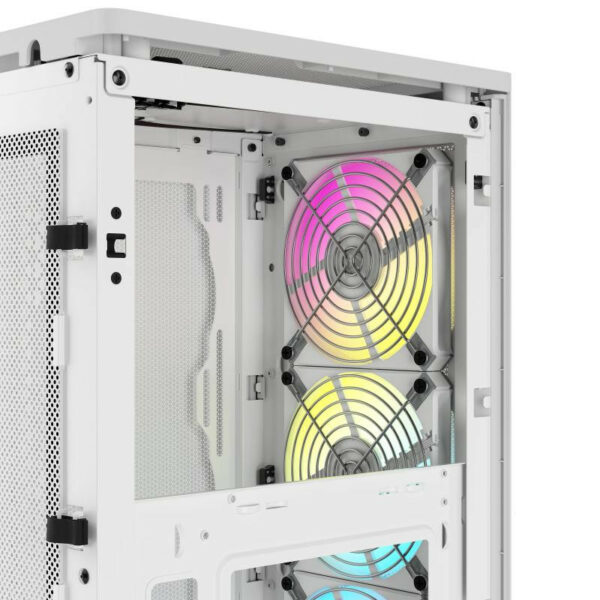 Corsair 2000D RGB Airflow SFF Blanc, Compact et Éclairé – Image 13