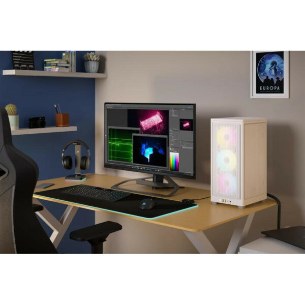 Corsair 2000D RGB Airflow SFF Blanc, Compact et Éclairé – Image 20