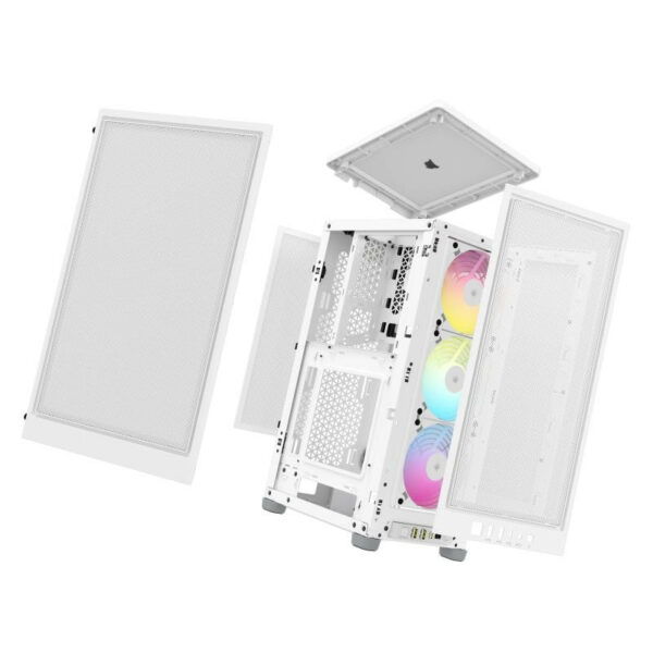 Corsair 2000D RGB Airflow SFF Blanc, Compact et Éclairé – Image 22
