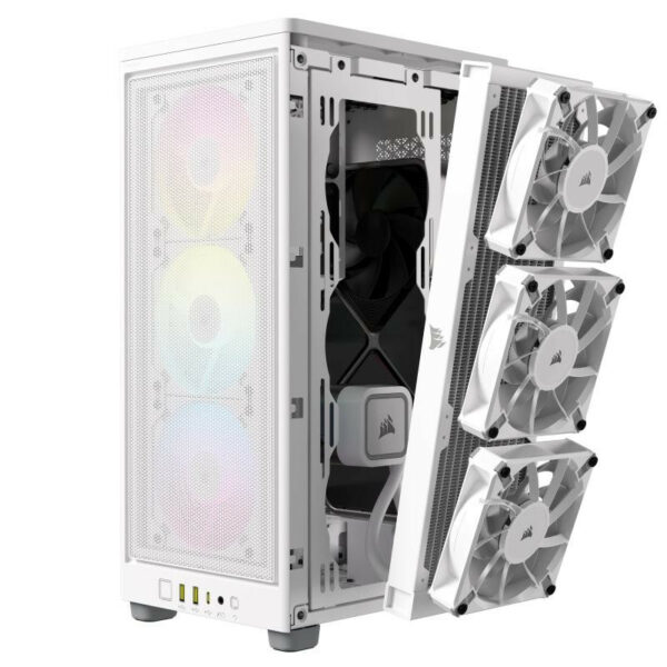 Corsair 2000D RGB Airflow SFF Blanc, Compact et Éclairé – Image 23