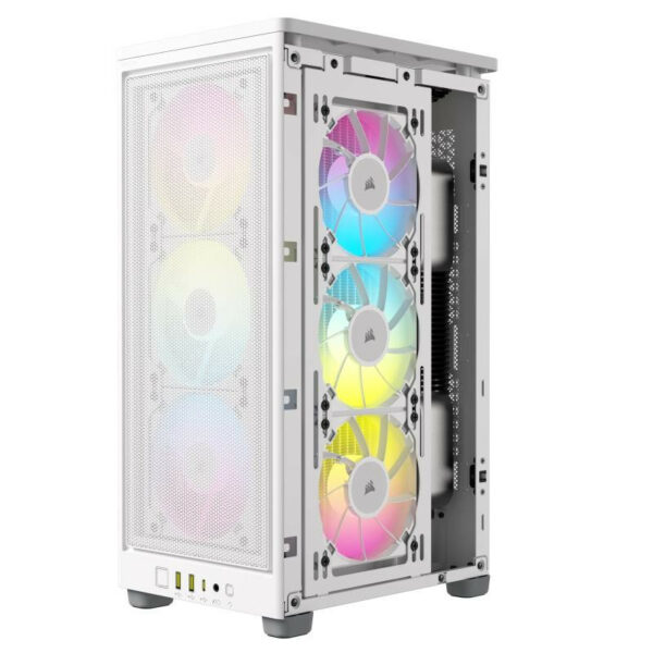 Corsair 2000D RGB Airflow SFF Blanc, Compact et Éclairé – Image 24