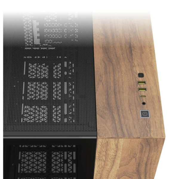 Corsair Midi Tower Noir, Noyer - Élégance et Performance – Image 2