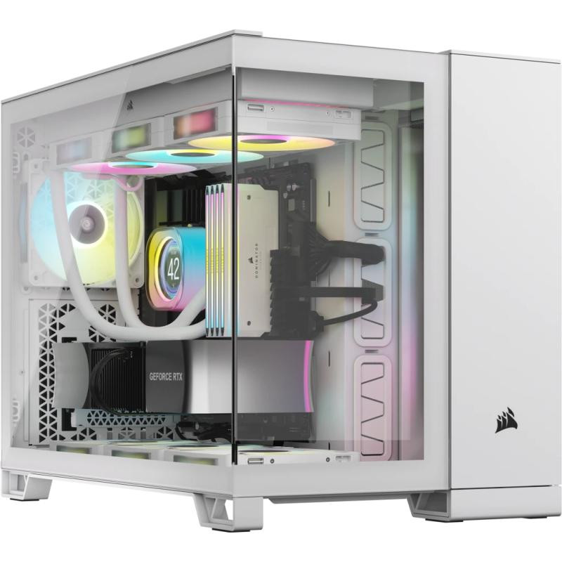 Corsair 2500X Mid Tower Blanc, design élégant