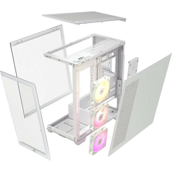 Corsair 3500X ARGB Blanc Midi Tower élégant – Image 6