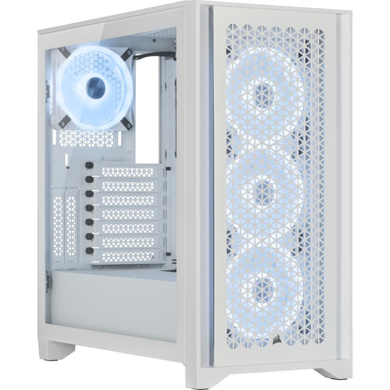 Corsair iCUE 4000D RGB Blanc Mid Tower PC