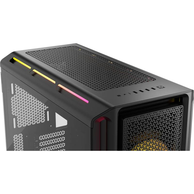 CORSAIR 5000T LX RGB Tempered Glass MT Noir