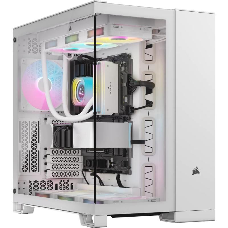 Corsair 6500X Midi Tower Blanc, Boîtier PC élégant