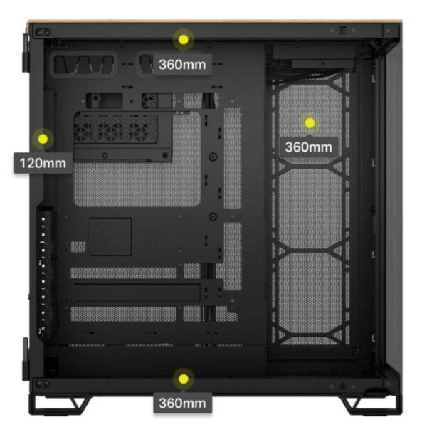 Corsair Midi Tower Noir Noyer, unité centrale élégante – Image 3