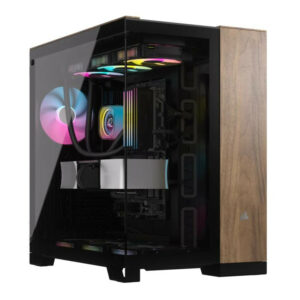 Corsair Midi Tower Noir Noyer, unité centrale élégante