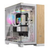 Corsair Midi Tower Bambou Blanc élégante et fonctionnelle