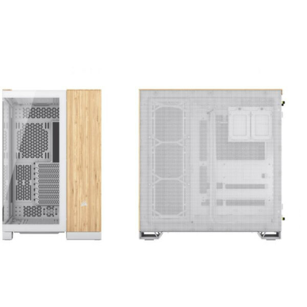Corsair Midi Tower Bambou Blanc élégante et fonctionnelle – Image 3