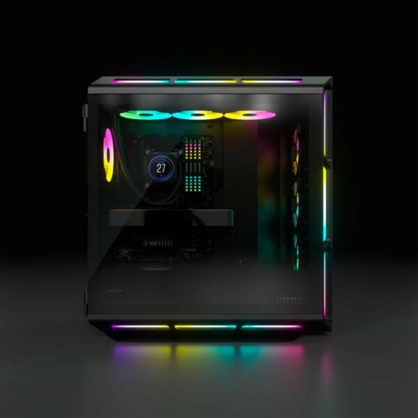 Corsair Midi Tower Noir avec éclairage RGB – Image 4