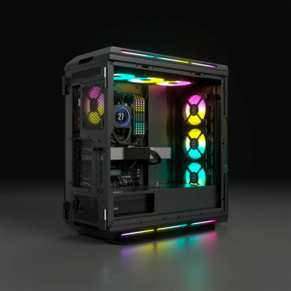 Corsair Midi Tower Noir avec éclairage RGB – Image 5