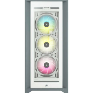 Corsair iCUE 5000X RGB Blanc, Boîtier PC Mid Tower
