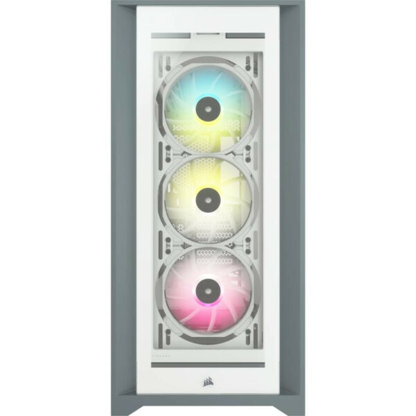 Corsair iCUE 5000X RGB Blanc, Boîtier PC Mid Tower