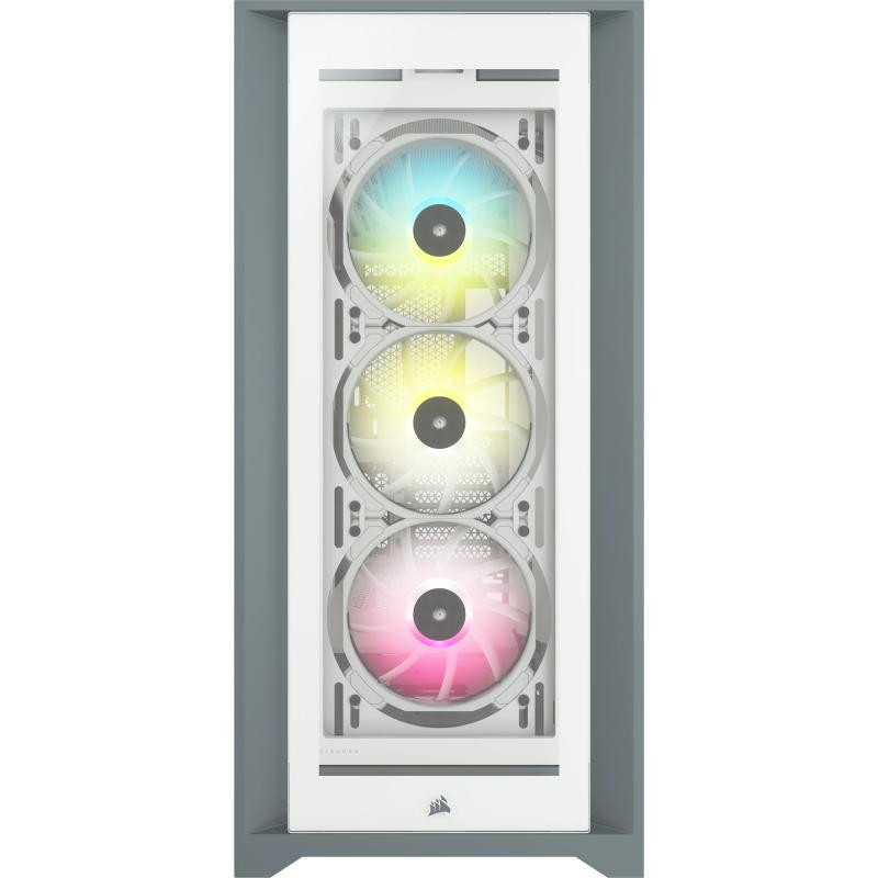 Corsair iCUE 5000X RGB Blanc, Boîtier PC Mid Tower