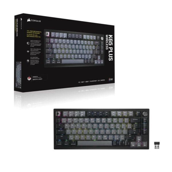 Clavier CORSAIR K65 PLUS WIRELESS Bluetooth – Image 5