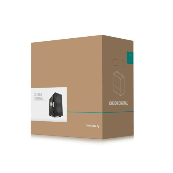 DeepCool CH360 DIGITAL Micro Tower Noir élégant – Image 13