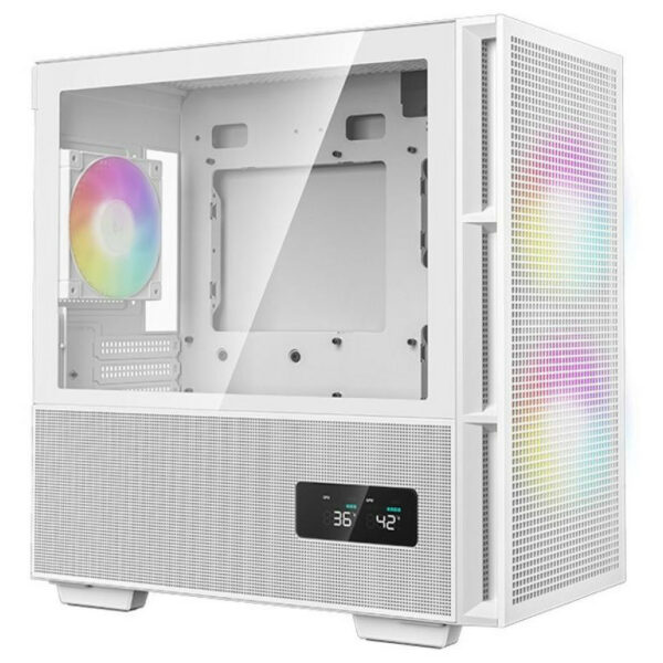 DeepCool Micro Tower Blanc avec Éclairage RGB – Image 2