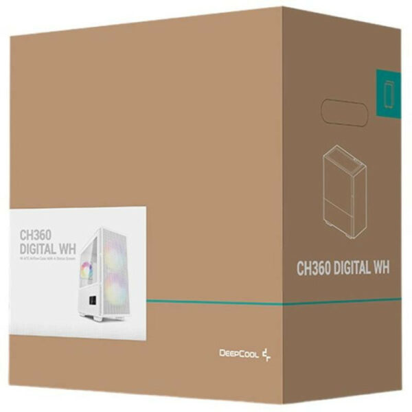 DeepCool Micro Tower Blanc avec Éclairage RGB – Image 14