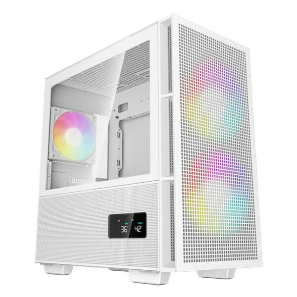 DeepCool Micro Tower Blanc avec Éclairage RGB