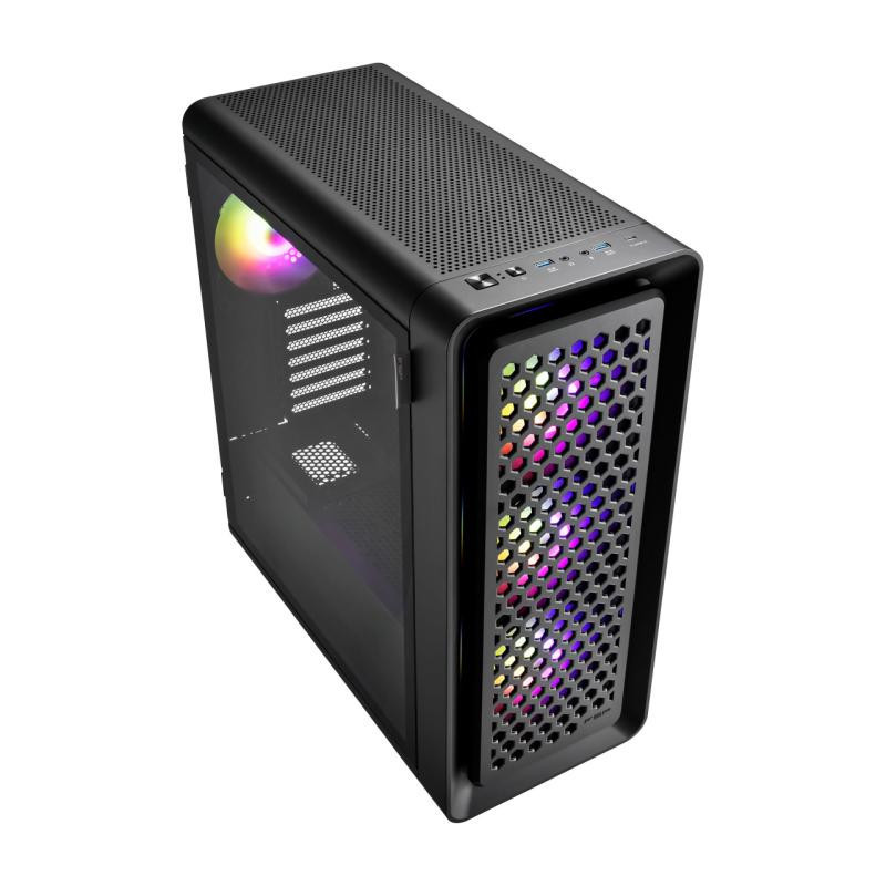 FSP CUT593P Tower Noir - Boîtier PC élégant