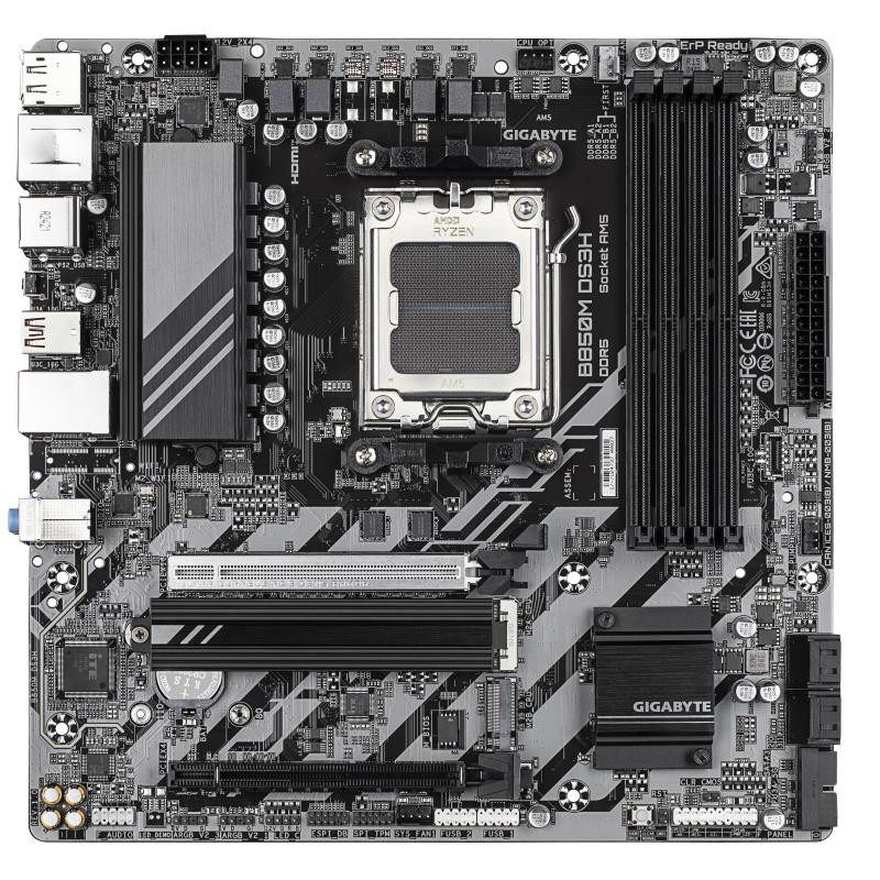Carte mère GIGABYTE B850M DS3H performante et fiable