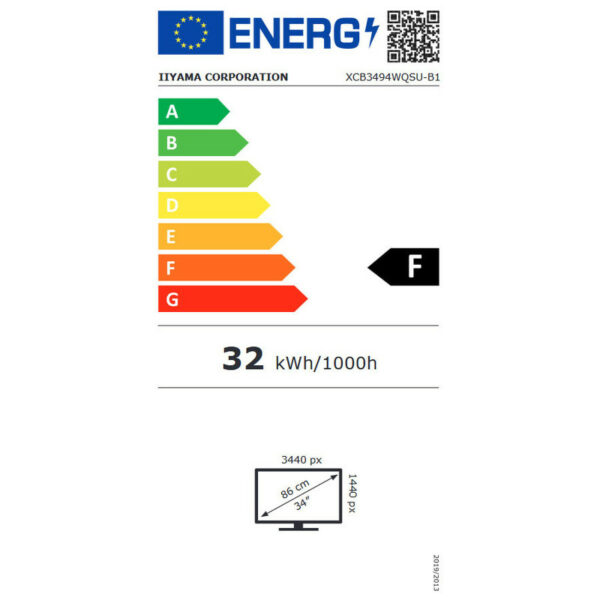 Écran incurvé 34" IIYAMA Ultra-Wide QHD – Image 4