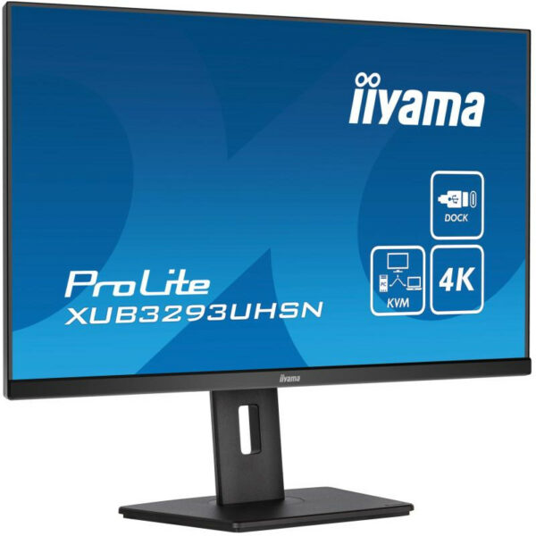 iiyama ProLite XUB3293UHSN 4K Ultra HD 31.5" Noir – Image 3
