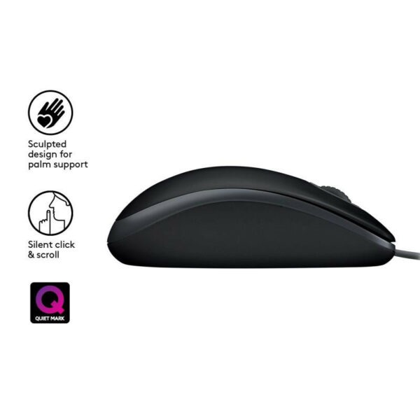 Logitech B110 Silent USB Noir - Souris Silencieuse – Image 5