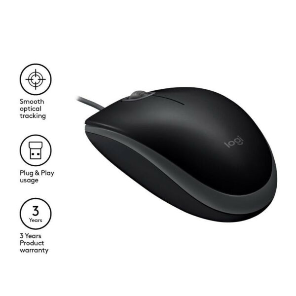 Logitech B110 Silent USB Noir - Souris Silencieuse – Image 6