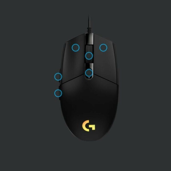 Logitech G203 LIGHTSYNC Souris Gaming RVB 8000 PPP – Image 4