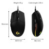 Logitech G203 LIGHTSYNC Souris Gaming RVB 8000 PPP – Image 8