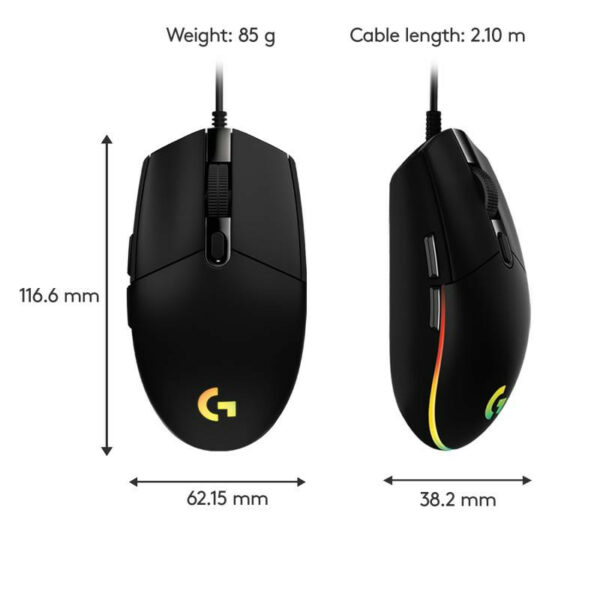 Logitech G203 LIGHTSYNC Souris Gaming RVB 8000 PPP – Image 8