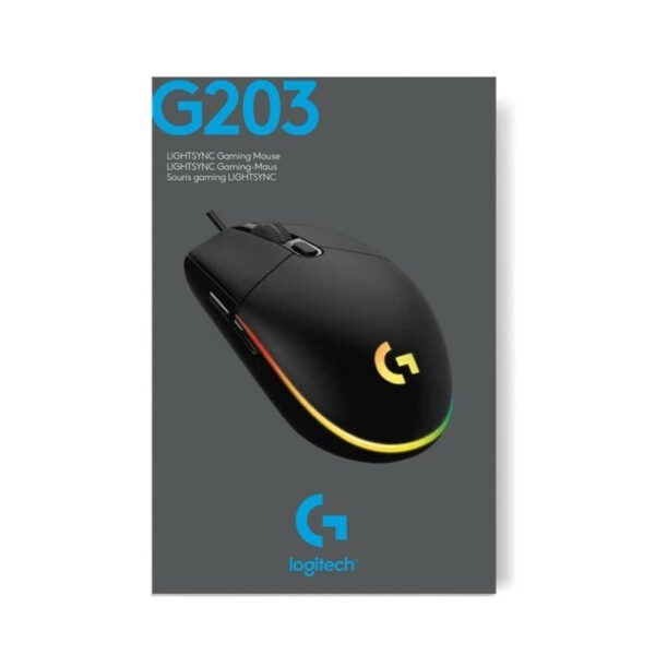 Logitech G203 LIGHTSYNC Souris Gaming RVB 8000 PPP – Image 10
