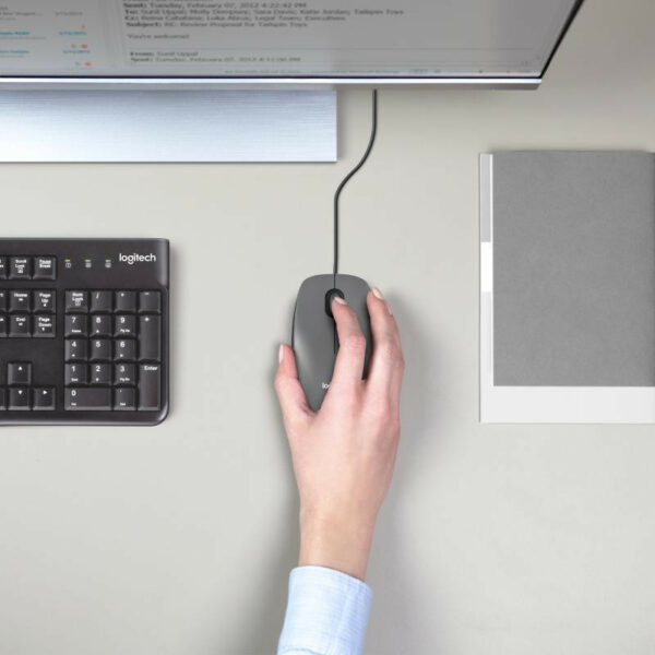 Logitech M100 Souris Ambidextre Optique USB 1000 DPI – Image 2