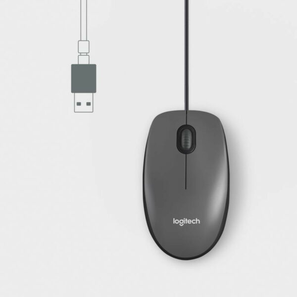 Logitech M100 Souris Ambidextre Optique USB 1000 DPI – Image 3