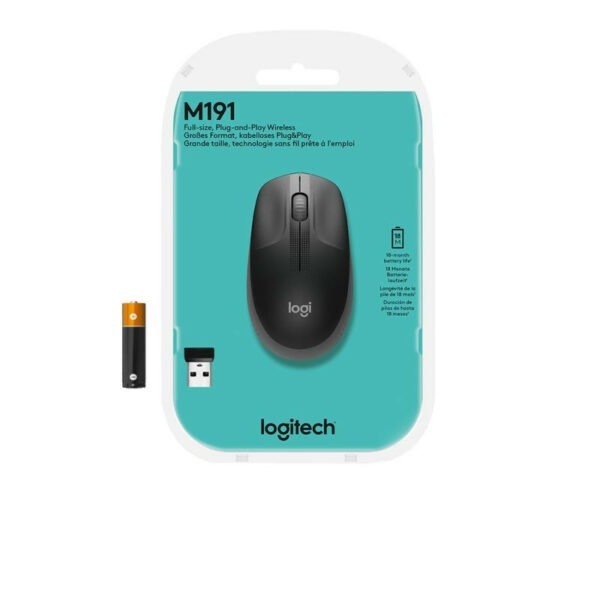 Logitech M190 Souris Sans Fil Ergonomique – Image 7