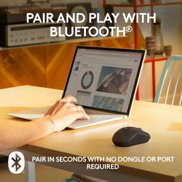 Logitech M240 Souris Bluetooth Ambidextre Voyage – Image 2