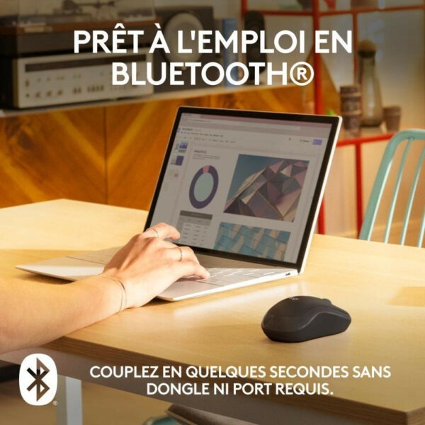 Logitech M240 Souris Bluetooth Ambidextre Voyage – Image 9