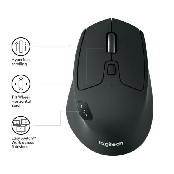 LOGITECH M720 Triathlon Souris Bluetooth Polyvalente – Image 3