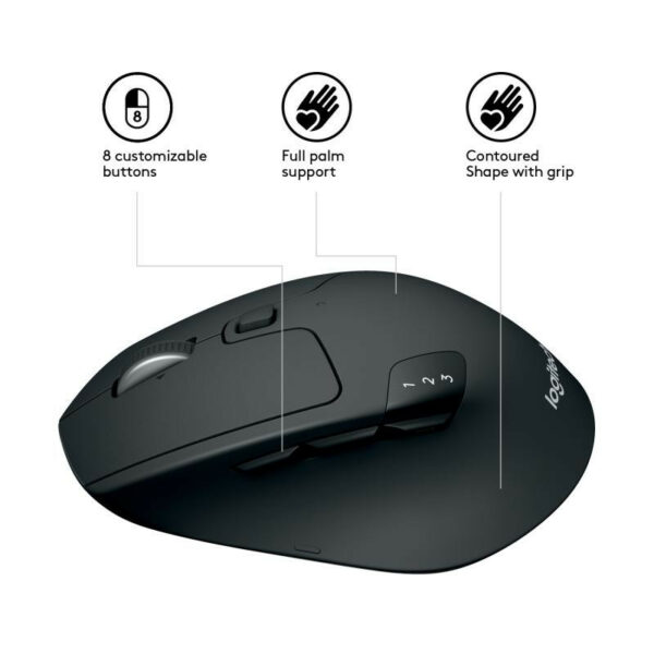 LOGITECH M720 Triathlon Souris Bluetooth Polyvalente – Image 4