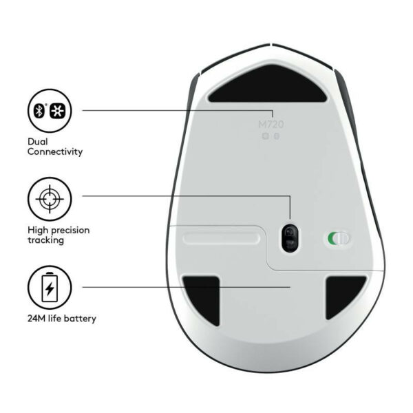 LOGITECH M720 Triathlon Souris Bluetooth Polyvalente – Image 5