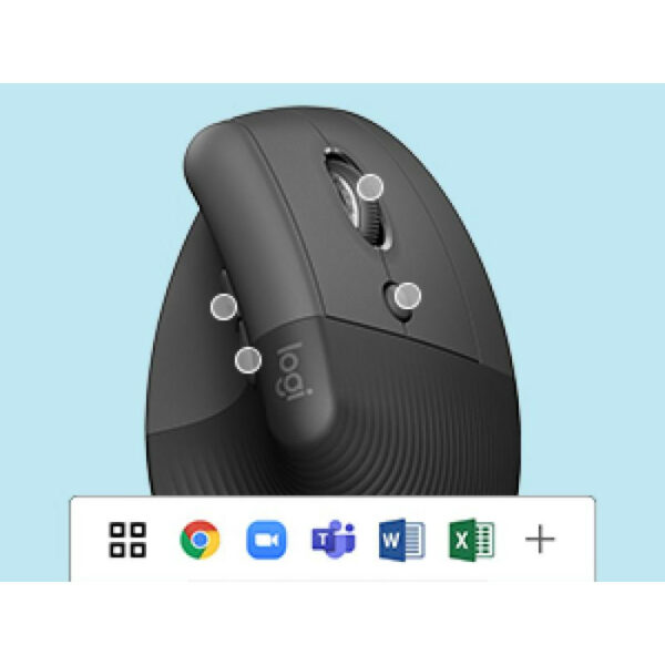 Logitech Souris LIFT LEFT VERTICAL ERGO Bluetooth – Image 23
